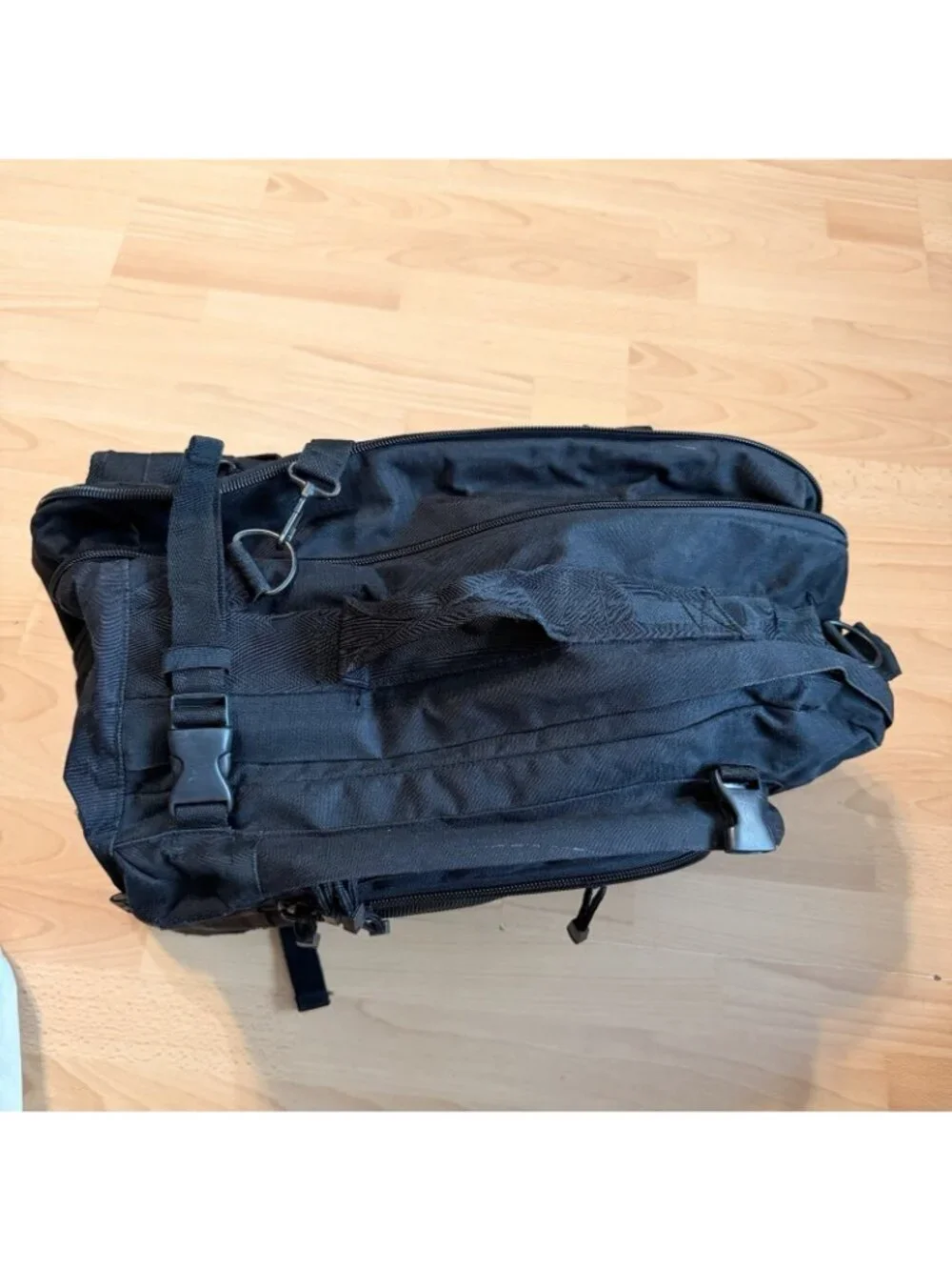 Piper Gear Large Bugout Bag Expanding Backpack  Black